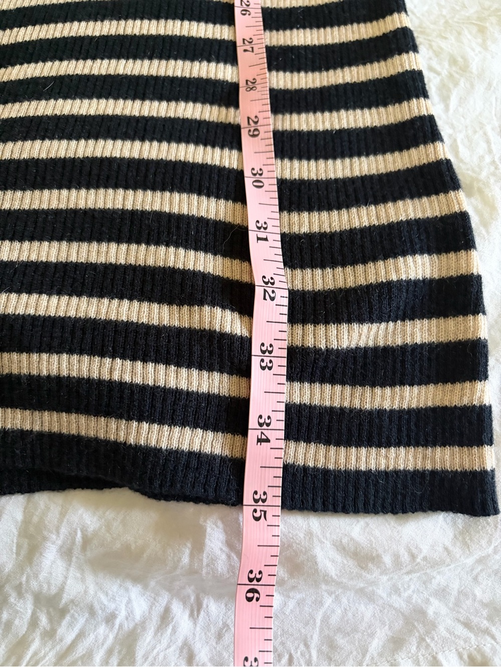 Rag & Bone Women’s Kate Navy Stripe Cashmere Blend Long Sleeve Dress Size XS NWT - Picture 10 of 10